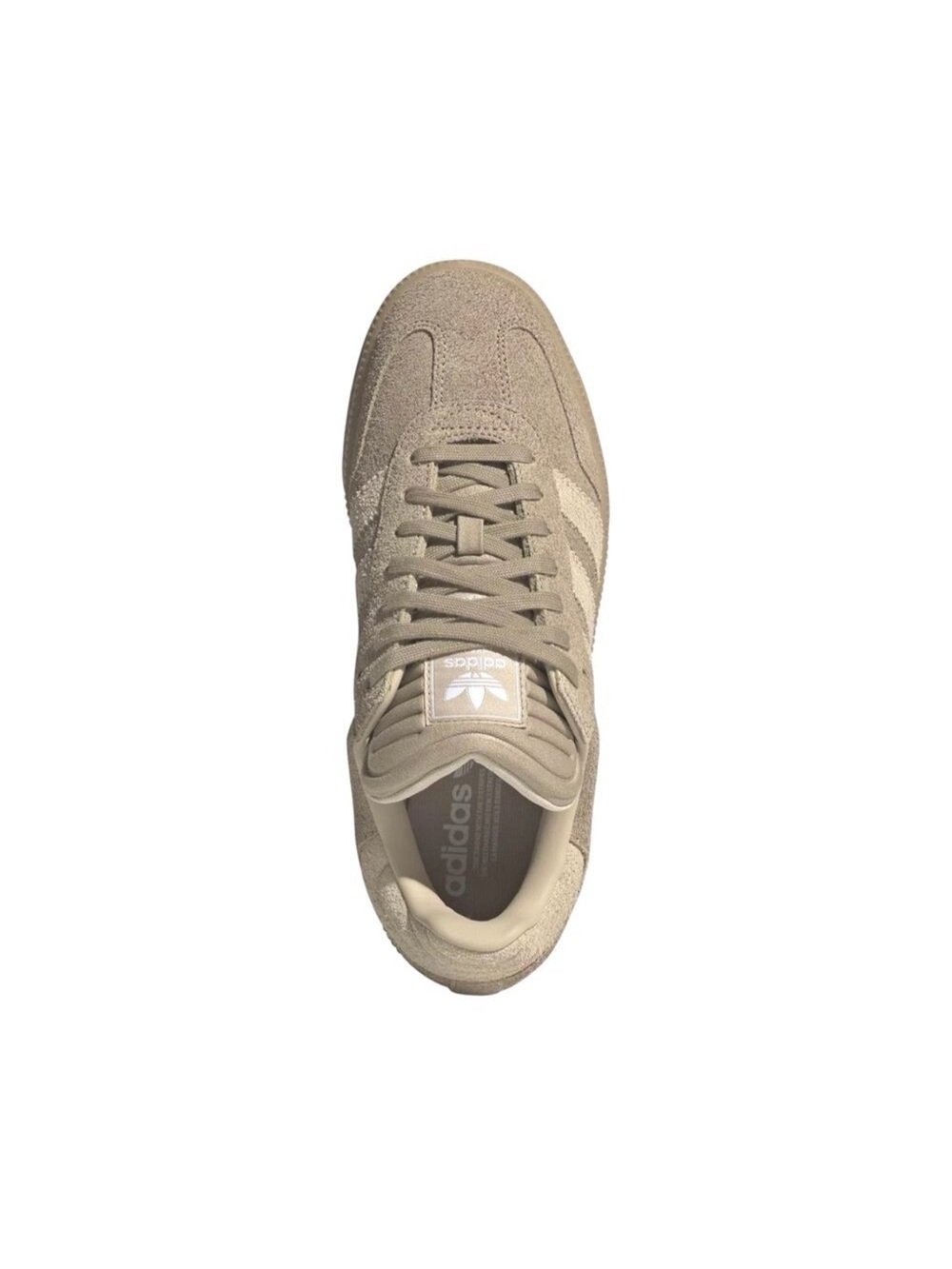 adidas Samba Suede Sneakers — Beige/Tan - Picture 4 of 10
